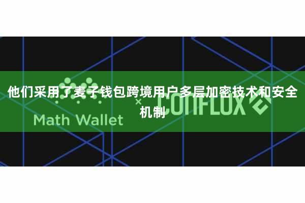 他们采用了麦子钱包跨境用户多层加密技术和安全机制